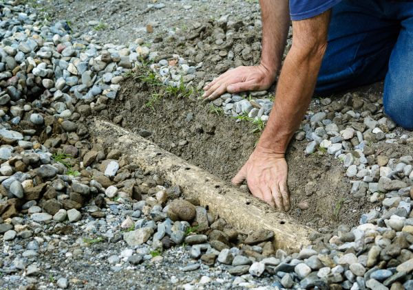French Ditch Installation in Fond Du Lac