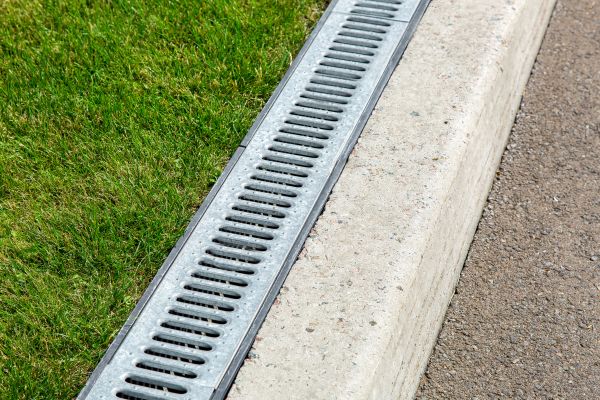 Courtyard Drain Installation in Fond Du Lac