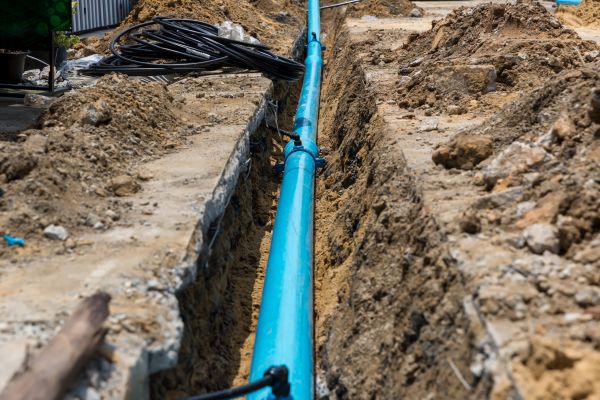 Underground Drain Installation in Fond Du Lac